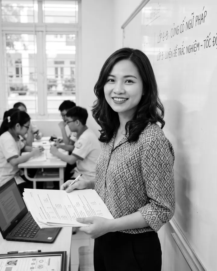 Cô Phạm Thu Hà, giáo viên môn Tiếng Anh
